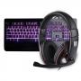 WASDKEYS K300 Gaming Keyboard & H200 Stereo Gaming Headset, Black (K300-UK/H200)