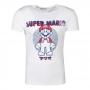 NINTENDO Super Mario Bros. Anatomy Mario T-Shirt, Unisex, Small, White (TS783545NTN-S)