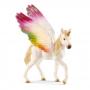 SCHLEICH Bayala Winged Rainbow Unicorn Foal Toy Figure (70577)