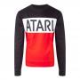 ATARI Cut & Sew Sweatshirt, Male, Large, Multi-colour (SW002132ATA-L)