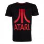 ATARI Red Logo T-Shirt, Male, Small, Black (TS046262ATA-S)