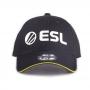 ESL Logo E-Sports Baseball Cap, Unisex, Black/Yellow (BA834856ESL)