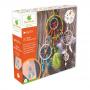 FAUJAS Sycomore Lovely Box Children's 3 Small Dreamcatchers Jewels, Ages Seven Years and Above, Unisex, Multi-colour (CRE1031)