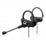 QPAD QH-5 eSports Stereo Gaming Ear-Buds with Microphone, 3.5mm Stereo Jack Connector, 1.5m Cable, Black (QH-5)