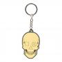 SONY Playstation Biker Skull Rubber Keychain, Unisex, Yellow/Black (KE505417SNY)