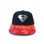 DC COMICS Superman Metallic Logo Snapback Baseball Cap, Unisex, Blue/Red (LF-MARC-023)