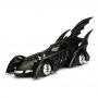 DC COMICS Batman 1995 Forever Movie Batmobile Metals Die-cast Toy Car with Batman Die-cast Figure, Unisex, 1:24 Scale, 8 Years or Above, Black (253215003)