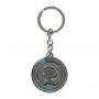 CAPTAIN TSUBASA Tsubasa 10 Logo Metal Keychain, Unisex, Silver (KE418136CTS)