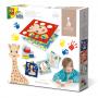 SES CREATIVE Children's My First Sophie La Giraffe Washable Fingerpaint Cards Set, 3 Paint Pots, Unisex, 12 Months and Above, Multi-colour (14493)