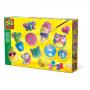SES CREATIVE Happy Figures Casting & Painting Kit, Unisex, Ages Five to Twelve Years, Multi-colour (01133)