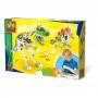 SES CREATIVE Metal Dinosaur Construction Set, Unisex, Ages Seven to Twelve Years, Multi-colour (14958)