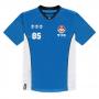 NINTENDO Super Mario Bros. Mario 85 Sports Jersey T-Shirt, Male, Medium, Blue/White (TS876174NTN-M)