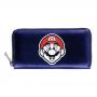 NINTENDO Super Mario Bros. Mario Face Summer Olympics All-over Print Zip Around Wallet, Female, Purple (GW040124NTN)