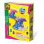 SES CREATIVE Children's Glitter Dolphin Casting & Painting Set, Girl, 5 to 12 Years, Multi-colour (01286)