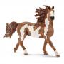 SCHLEICH Farm World Pinto Stallion Toy Figure, Brown/White, 3 to 8 Years (13794)