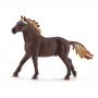 SCHLEICH Farm World Mustang Stallion Toy Figure, Brown, 3 to 8 Years (13805)
