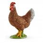 SCHLEICH Farm World Hen Toy Figure, Multi-colour, 3 to 8 Years (13826)