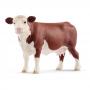 SCHLEICH Farm World Hereford Cow Toy Figure, Brown/White, 3 to 8 Years (13867)