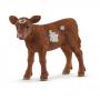 SCHLEICH Farm World Texas Longhorn Calf Toy Figure, Brown/White, 3 to 8 Years (13881)