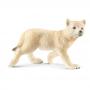 SCHLEICH Wild Life Arctic Wolf Cub Toy Figure, White, 3 to 8 Years (14804)