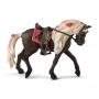 SCHLEICH Horse Club Rocky Mountain Horse Mare Horse Show Toy Figure, Black, 5 to 12 Years (42469)