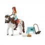 SCHLEICH Horse Club Mia & Spotty Toy Figure Set, Multi-colour, 5 to 12 Years (42518)