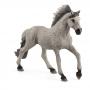 SCHLEICH Farm World Sorraia Mustang Stallion Toy Figure, 3 to 8 Years, Grey (13915)