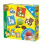 SES CREATIVE Children's My First Sensory Mosaic Cards, Unisex, One to Four Years, Multi-colour (14483)
