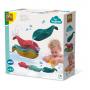 SES CREATIVE Tiny Talents Children's Fish in a Row Bath Toy, Unisex, 6 Months and Above, Multi-colour (13098)