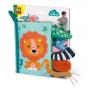 SES CREATIVE Tiny Talents Children's Sensory Animal Tails Cloth Book, Unisex, 6 Months and Above, Multi-colour (13112)