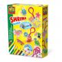 SES CREATIVE Children's Magic Shrink Film Keychains Set, Unisex, Five Years and Above, Multi-colour (14022)