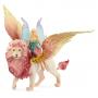 SCHLEICH Bayala Fairy in Flight on Winged Lion Toy Figure Set, 5 to 12 Years, Multi-colour (70714)