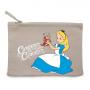 DISNEY Alice in Wonderland Curiouser and Curiouser Cosmetic Case, Female, Grey  (ABYBAG311)