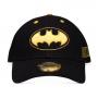DC COMICS Batman Core Logo Curved Bill Cap, Black (BA730176BTM)