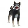 ANIMAL PLANET Mojo Farm Life Shiba Inu Black  Toy Figure, Three Years and Above, Black/White (387363)