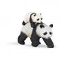 PAPO Wild Animal Kingdom Panda and Baby Panda Toy Figure, Three Years or Above, White/Black (50071)