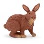PAPO Farmyard Friends Brown Rabbit Toy Figure, Three Years or Above, Brown (51049)