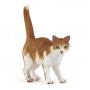 PAPO Dog and Cat Companions Red Cat Toy Figure, Three Years or Above, Red/White (54031)