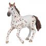 PAPO Horse and Ponies Brown Appaloosa Mare Toy Figure, Three Years or Above, White/Brown (51509)