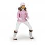 PAPO Horse and Ponies Winter Riding Girl Toy Figure, Three Years or Above, Multi-colour (52011)