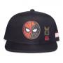MARVEL COMICS Spider-man: No Way Home Two Tone Badge Tie Dye Kid's Snapback Baseball Cap, Boy, Black (SB365510SPN)