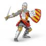 PAPO Fantasy World Tournament Knight Toy Figure, Three Years or Above, Silver/Red (39800)