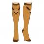 POKEMON Eevee Print Knee High Sock, 1 Pack, Female, 39/42, Brown (KH838664POK-39/42)