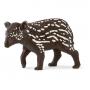 SCHLEICH Wild Life Tapir Baby Toy Figure, 3 to 8 Years, Brown/White (14851)
