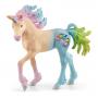 SCHLEICH Bayala Marshmallow Unicorn Foal Toy Figure, 5 to 12 Years, Multi-colour (70724)