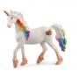 SCHLEICH Bayala Rainbow Love Unicorn Mare Toy Figure, 5 to 12 Years, Multi-colour (70726)