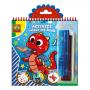 SES CREATIVE Children's Activity Colouring Book Metallic 3-in-1 Set, 3 Years and Above (00115)