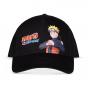 NARUTO SHIPPUDEN Naruto & Logo Adjustable Cap, Black (BA346480NRS)