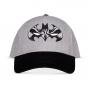 DC COMICS Batman Logo Adjustable Cap, Grey/Black (BA662140BTM)