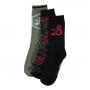 HASBRO Dungeons & Dragons Iconic Logo Crew Socks, Male, 43/46, Multi-colour (CR255872HSB-43/46)